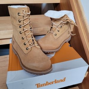 NWT Timberland Authentics Teddy Fleece Fold-Down